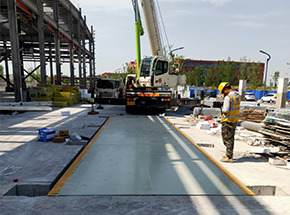 河南交投承建：鄭州特來電新能源科技50噸地磅