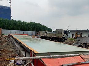 信陽市潢川縣利民科技路燈廠150噸地磅